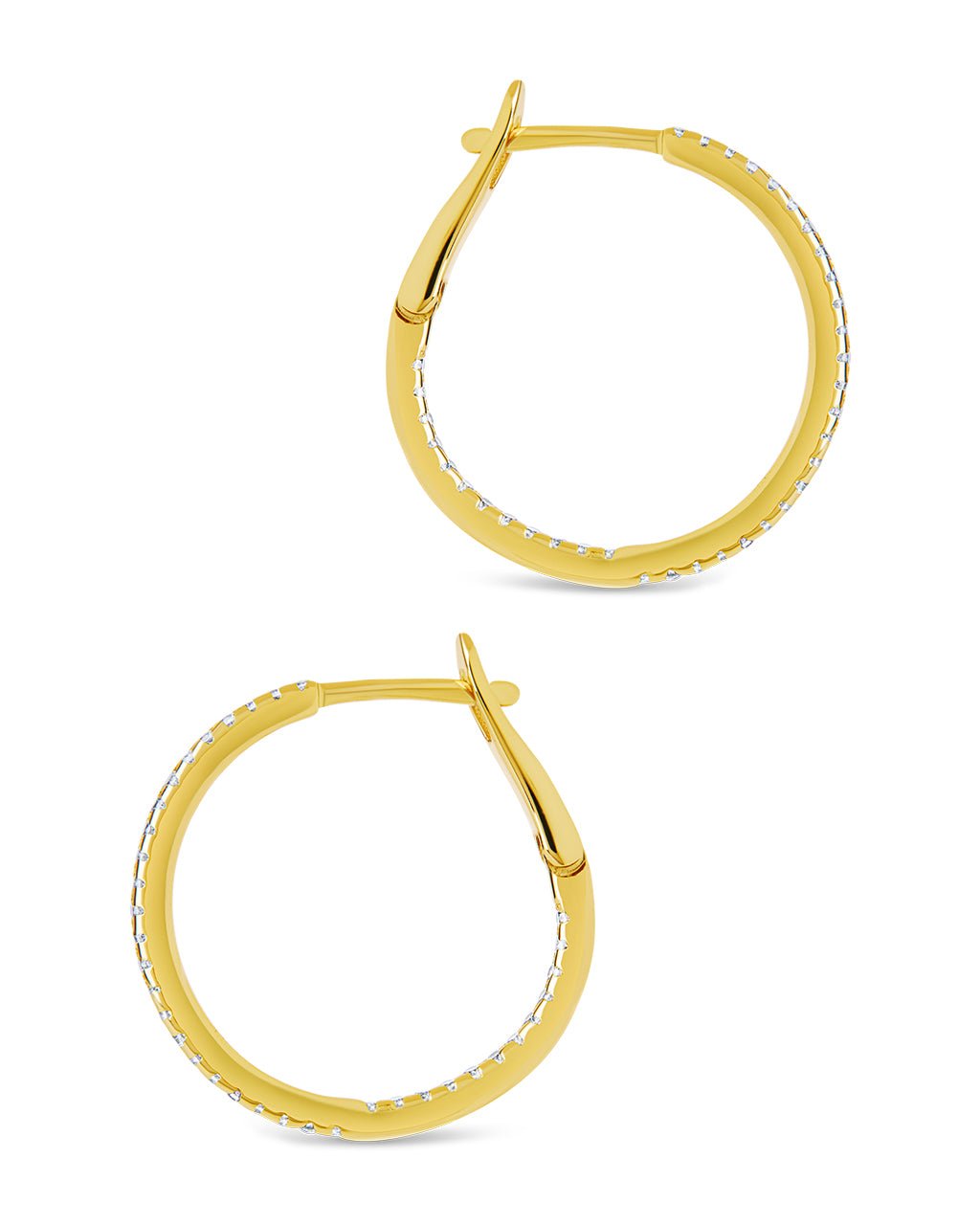 Lilia CZ Infinity Hoops
