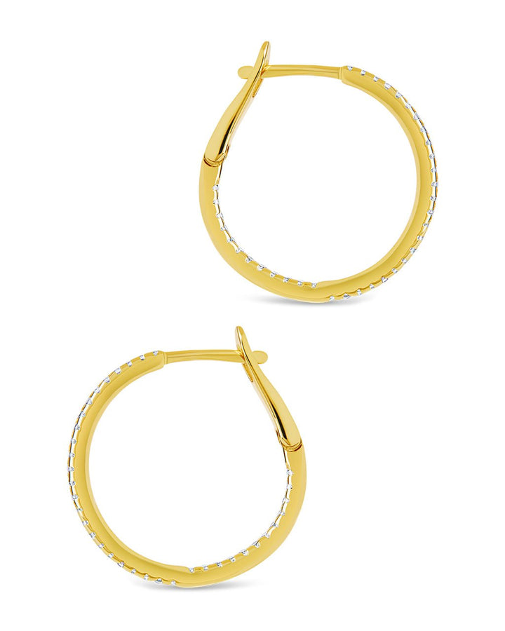 Lilia CZ Infinity Hoops