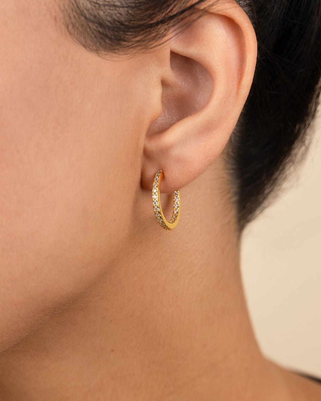 Lilia CZ Infinity Hoops
