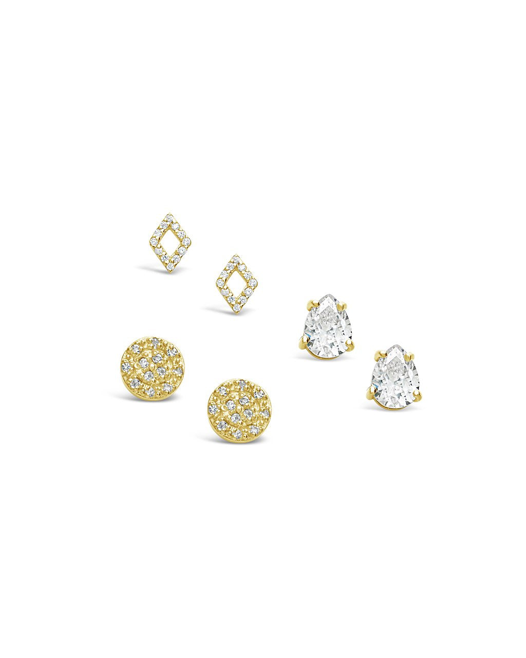 Geo Stud Set of 3