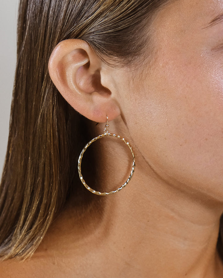 Gold and Silver Dangle Earrings by Sterling Forever