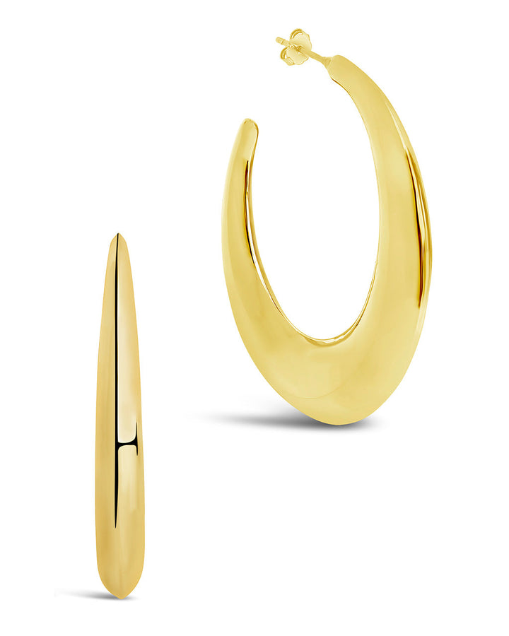 Trixie Tube Hoop Earrings by Sterling Forever