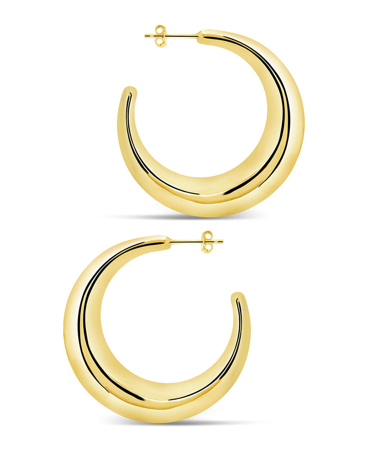 Trixie Tube Hoop Earrings by Sterling Forever