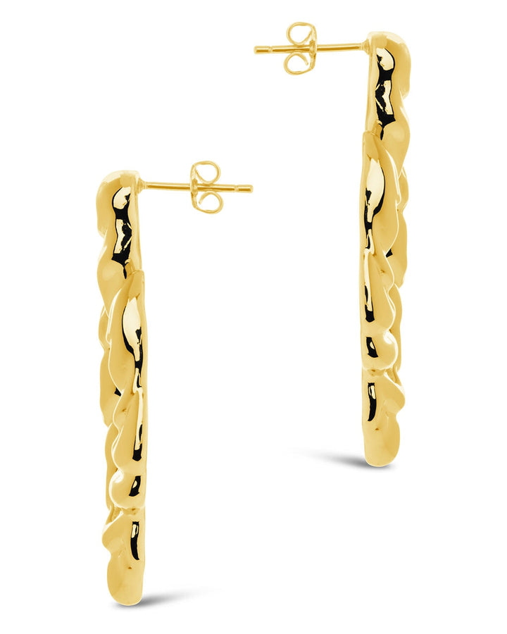 Tali Molten Metal Chunky Drop Earrings
