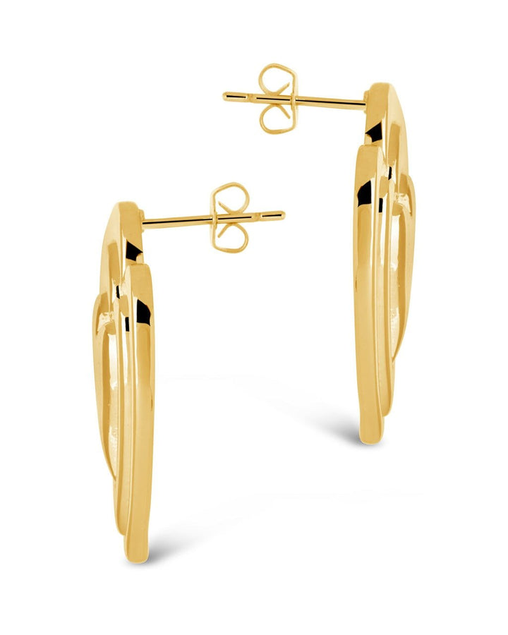 Beating Heart Statement Stud Earrings
