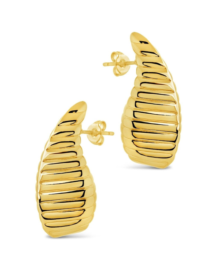 Vale Textured Stud Earrings