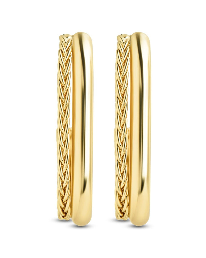 Callista Braided Suspender Earrings