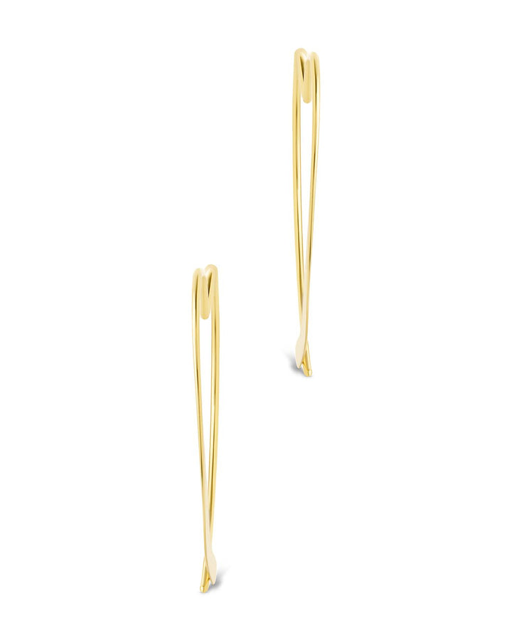 Rorie Heart Threader Hoops