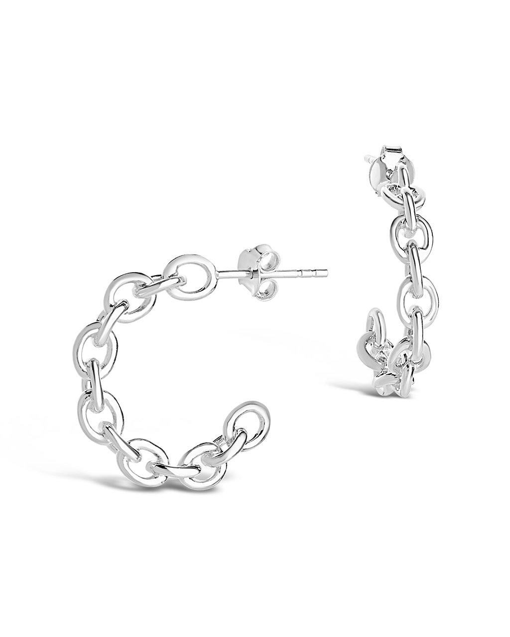 Delicate Chain Hoops