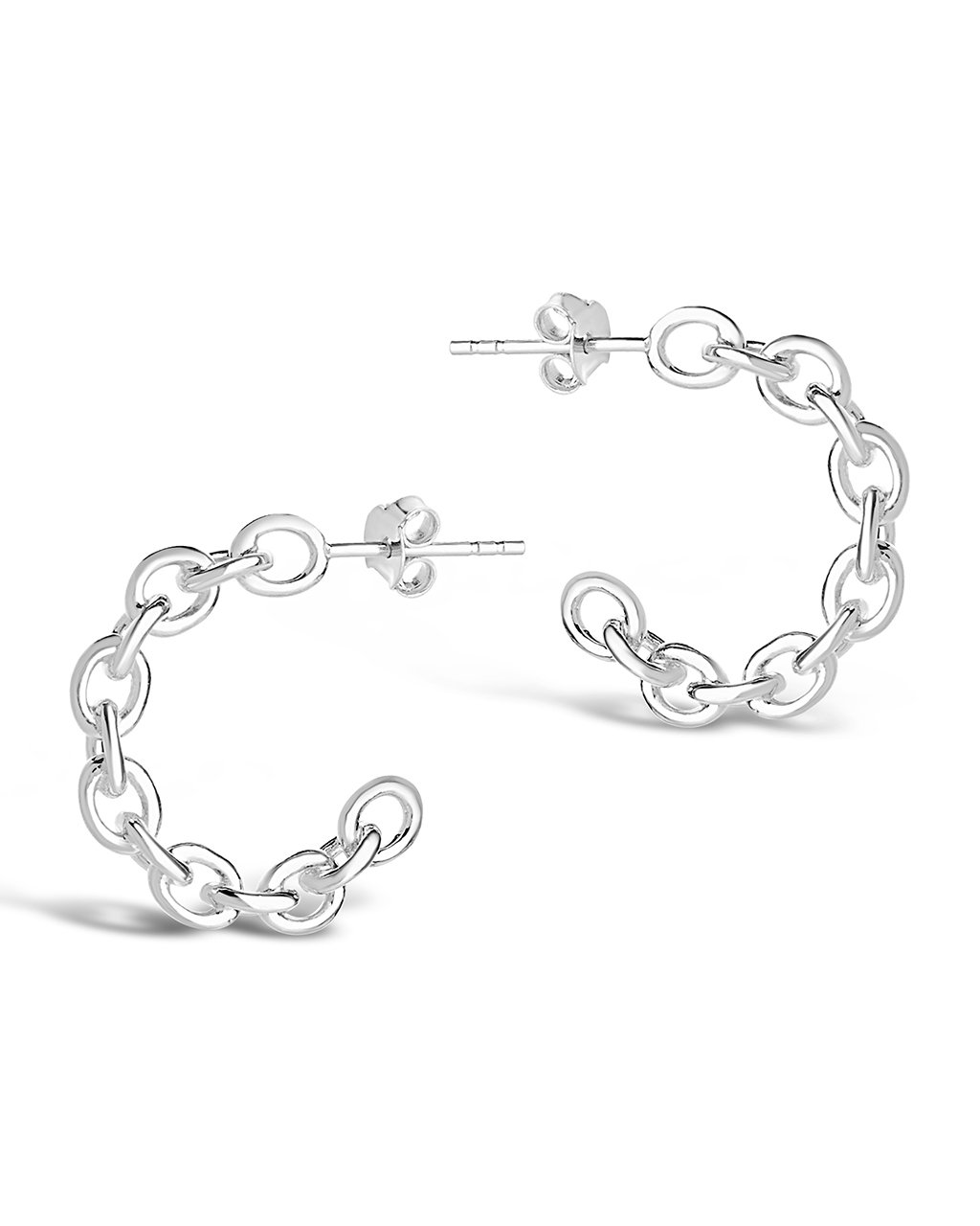 Delicate Chain Hoops