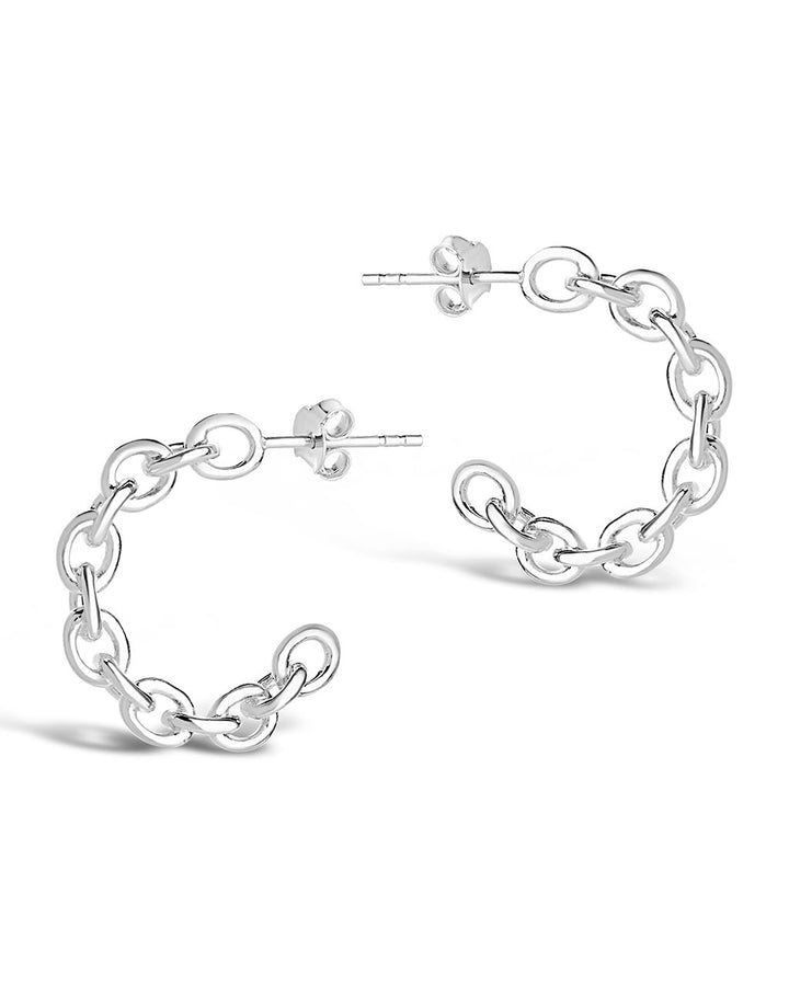 Delicate Chain Hoops