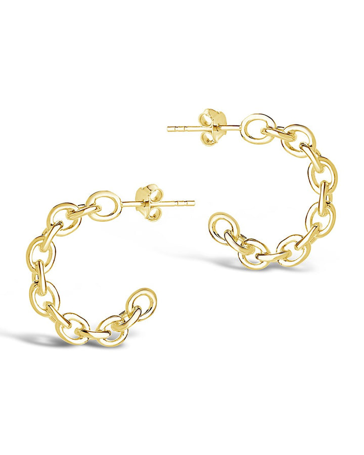 Delicate Chain Hoops