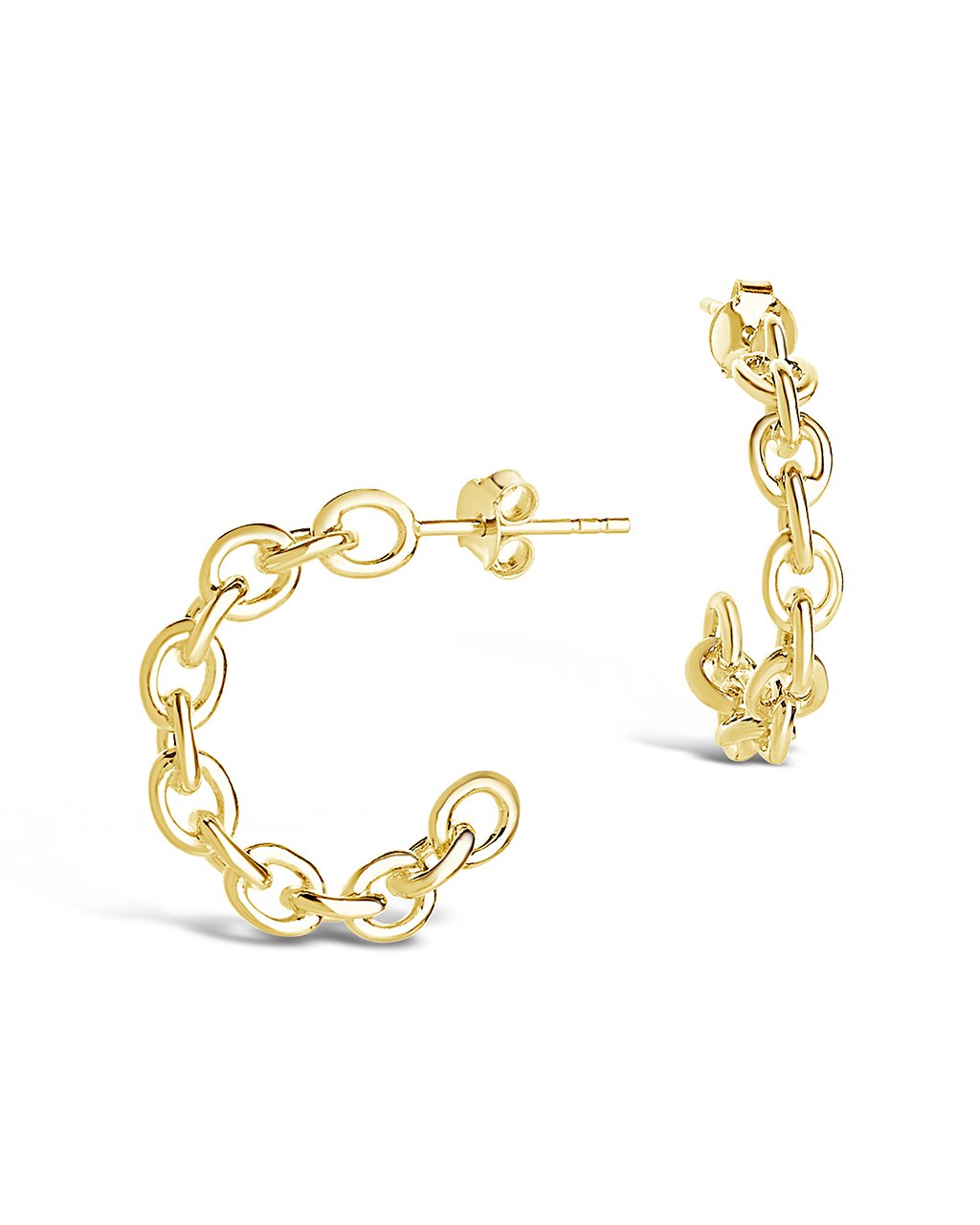 Delicate Chain Hoops