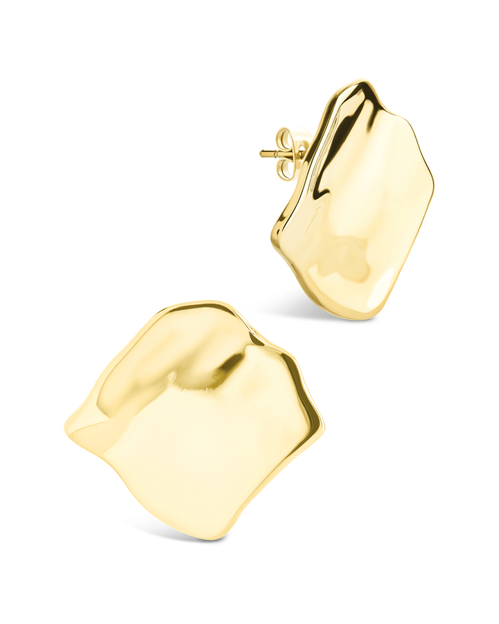 Vivien Molten Square Statement Studs