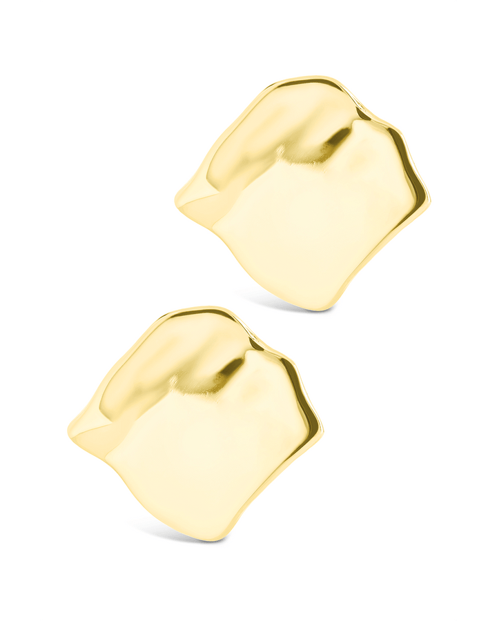 Vivien Molten Square Statement Studs