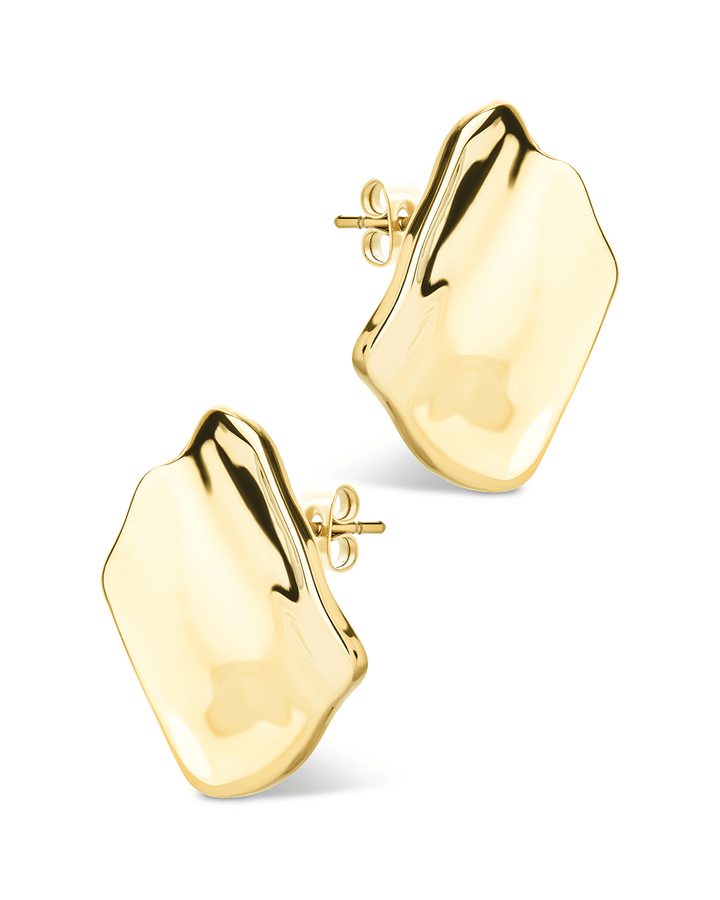 Vivien Molten Square Statement Studs