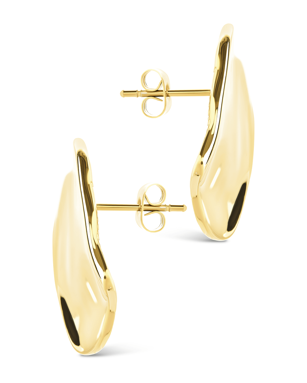 Vivien Molten Square Statement Studs