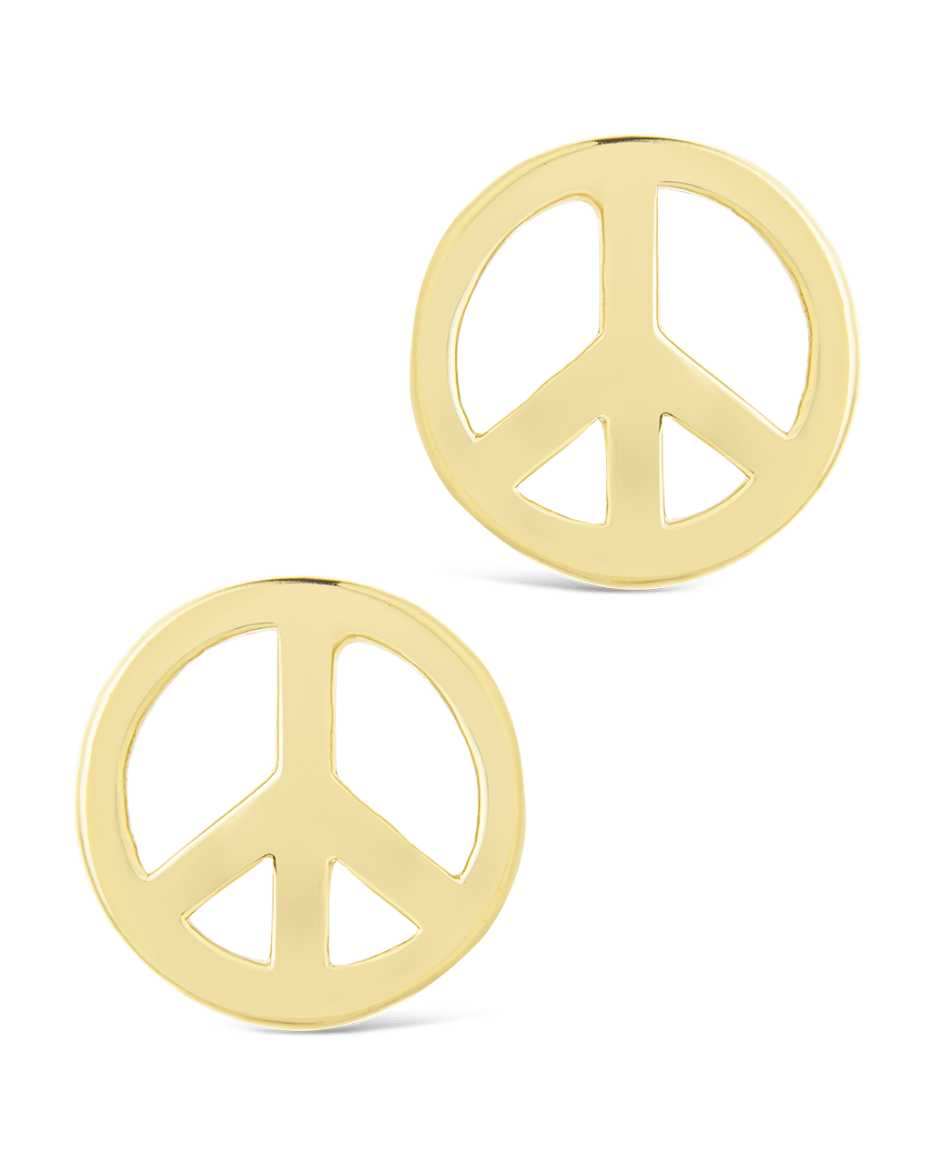 Peace Sign Studs
