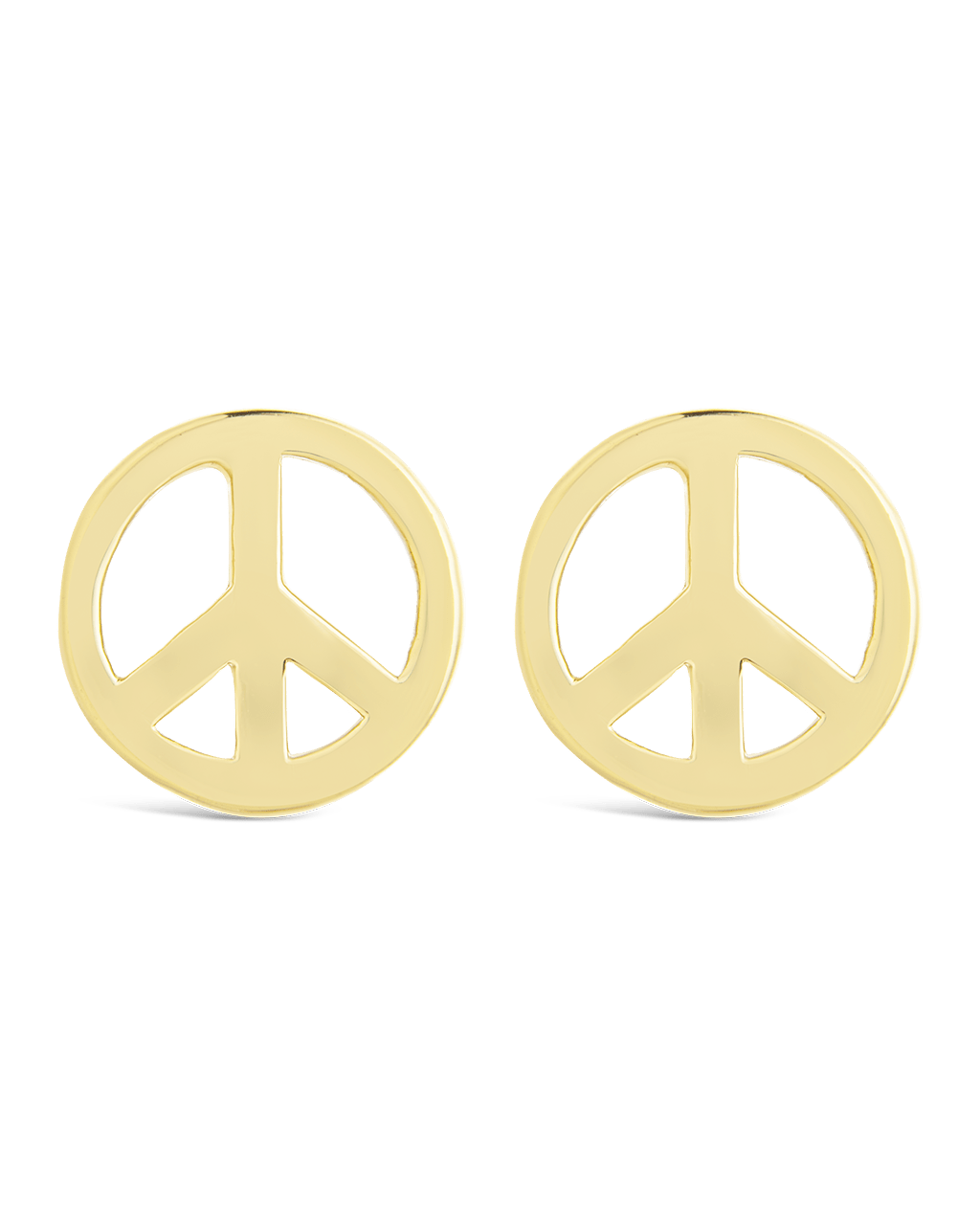 Peace Sign Studs