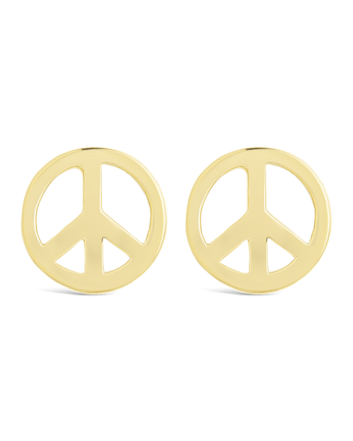 Peace Sign Studs