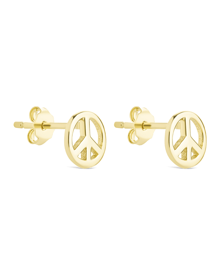 Peace Sign Studs
