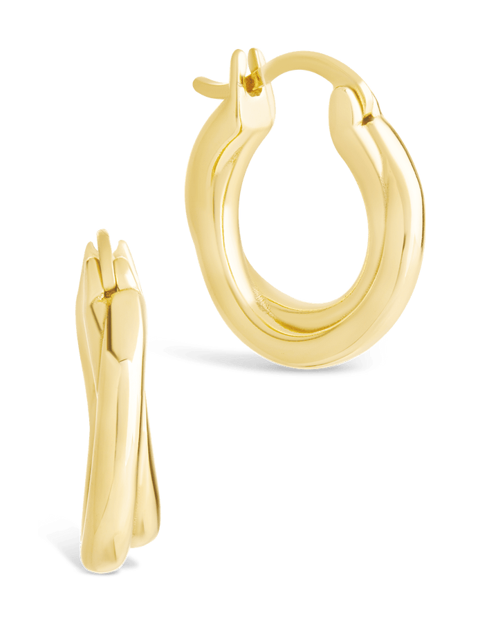 Janice Twisted Hoop Earrings