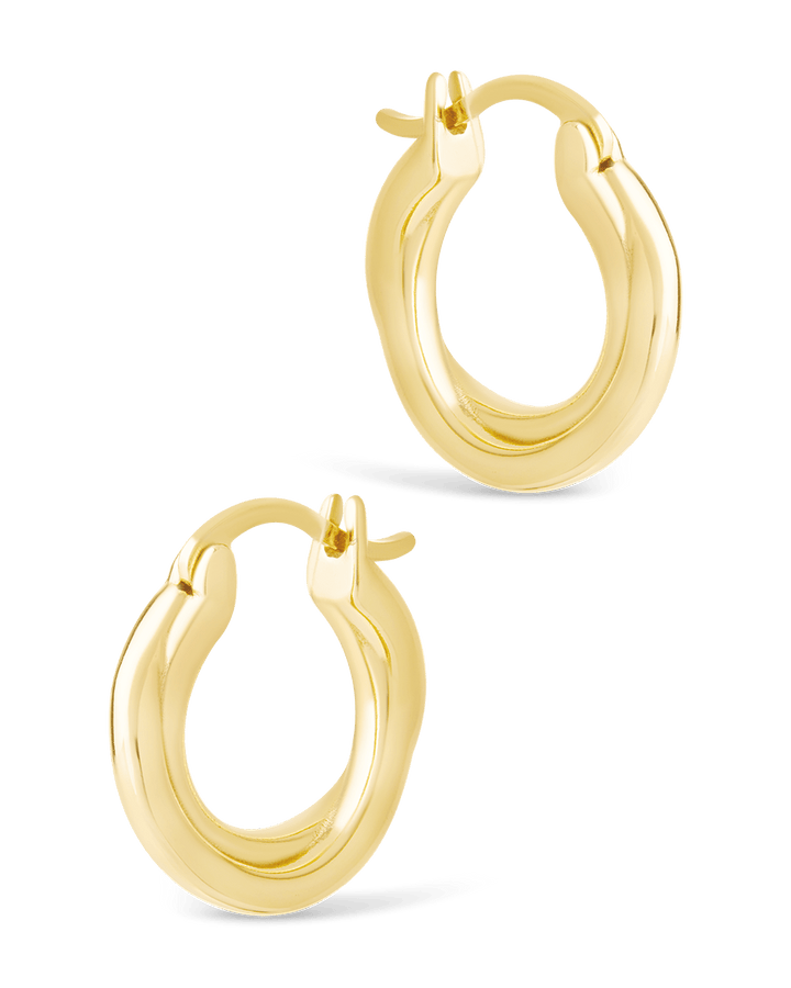 Janice Twisted Hoop Earrings