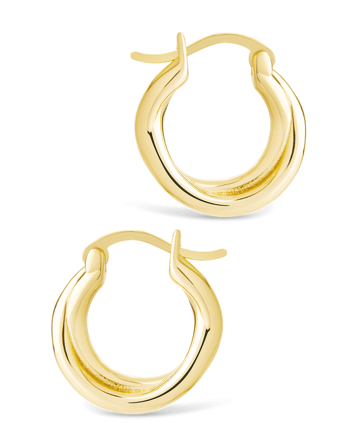 Janice Twisted Hoop Earrings