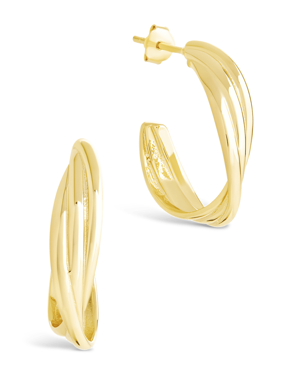 Monique Twisted Stud Earrings