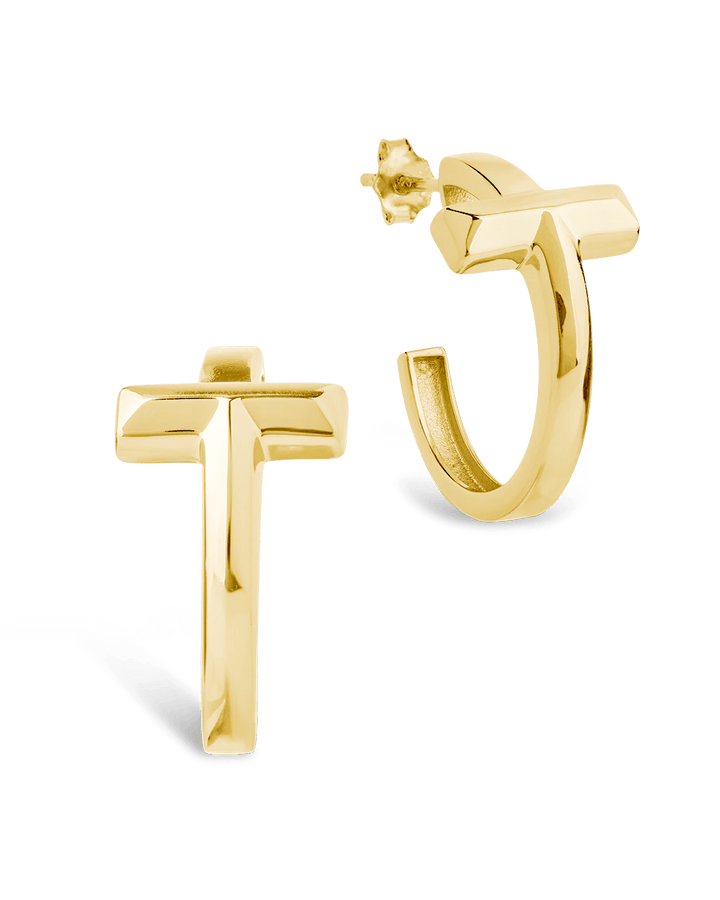 Kaira Crossbar Hoops