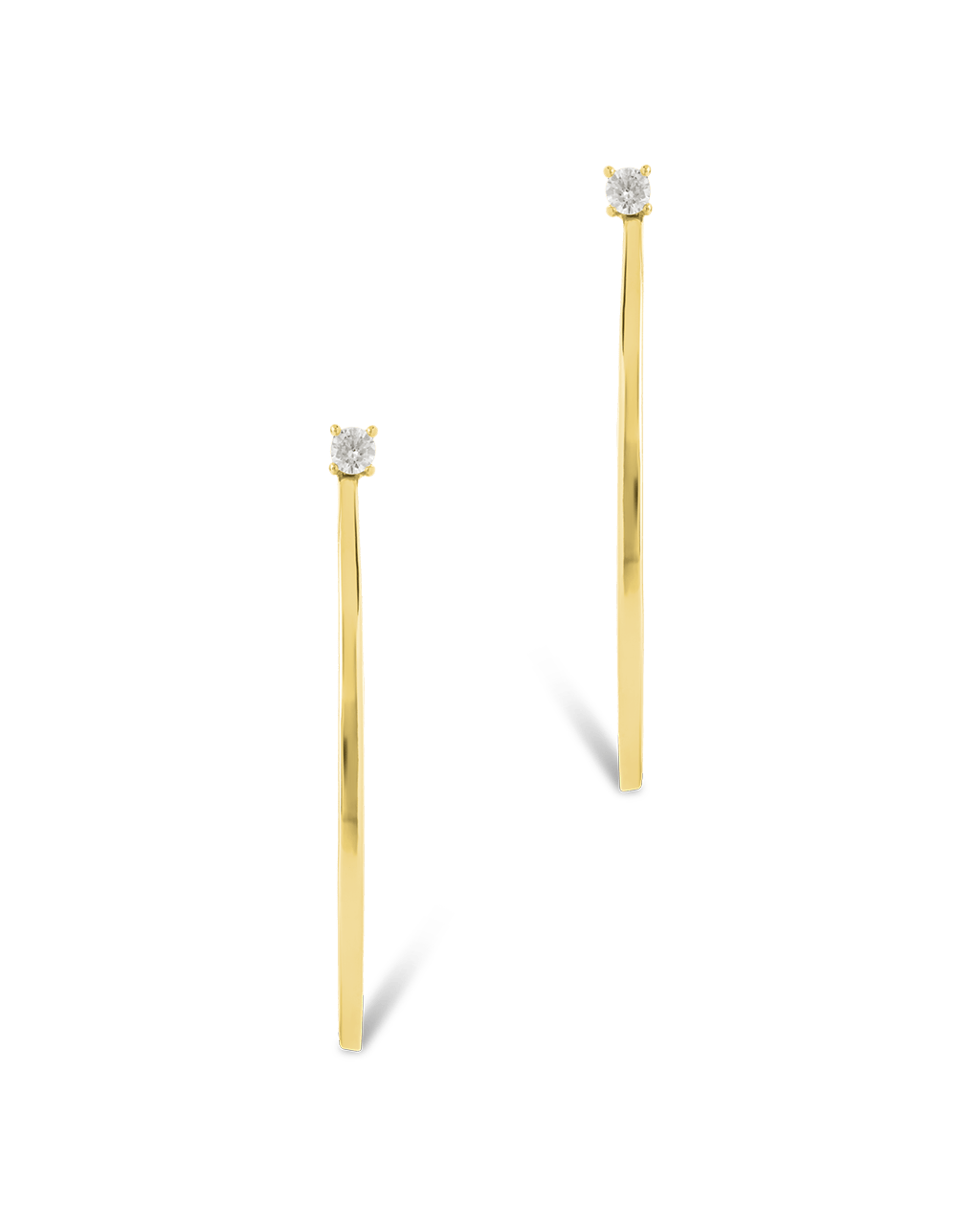 Kamryn Luxe Stone Accent Hoops