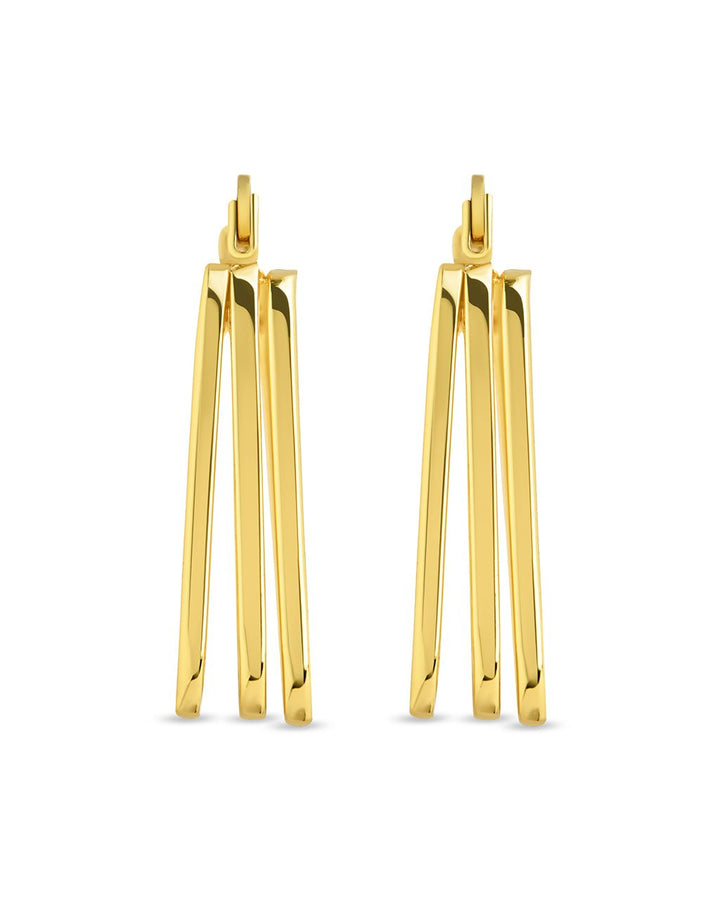 Belinda Textured Square Earrings