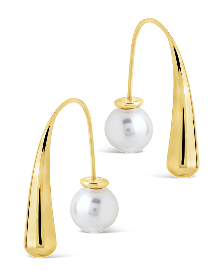 Heidi Pearl Threader Earrings