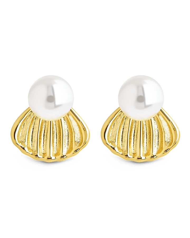 Alice Pearl & Shell Stud Earrings