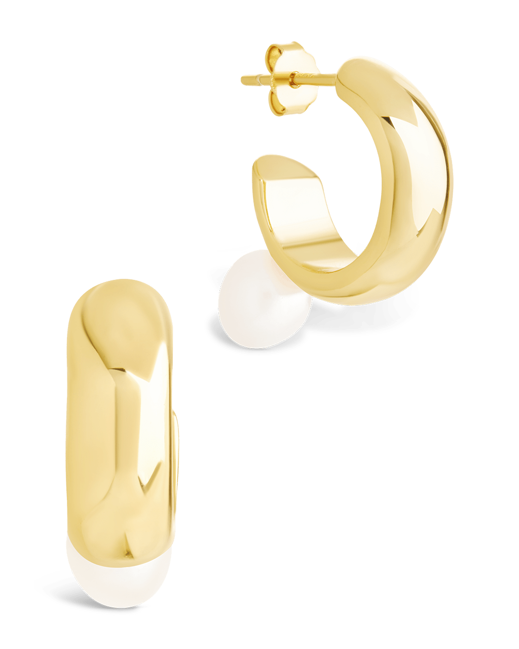 Micki Pearl Drop Stud Earrings