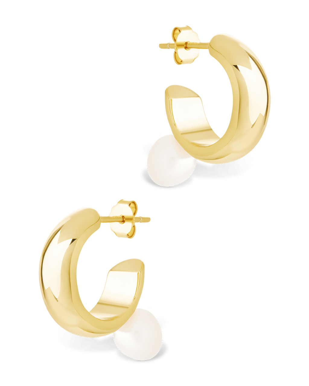 Micki Pearl Drop Stud Earrings