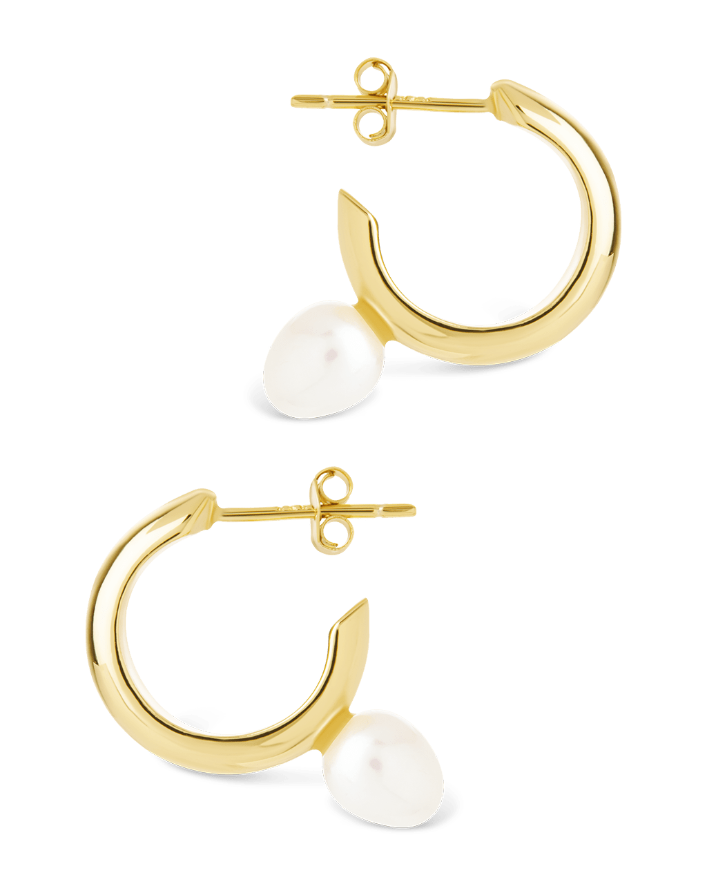 Micki Pearl Drop Stud Earrings