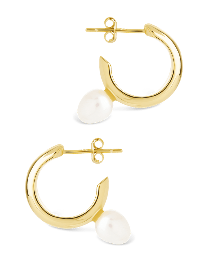 Micki Pearl Drop Stud Earrings