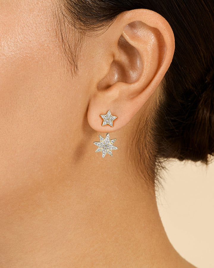 Starburst Jacket Earrings
