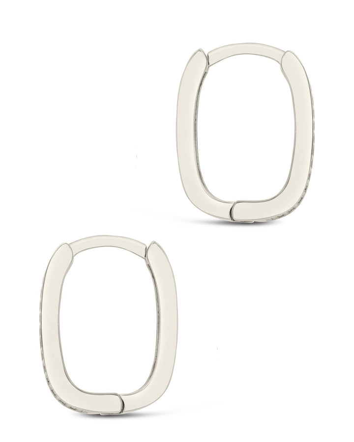 Renee CZ Huggie Hoop Earrings
