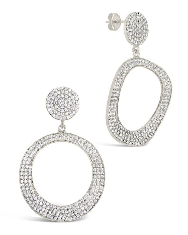 Juniper CZ Statement Drop Earrings