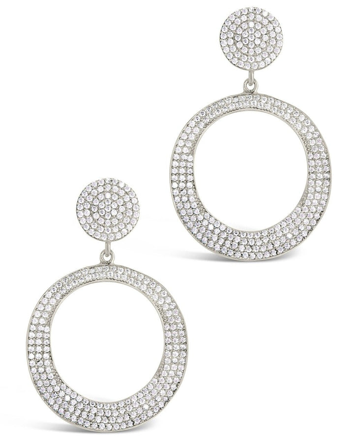 Juniper CZ Statement Drop Earrings