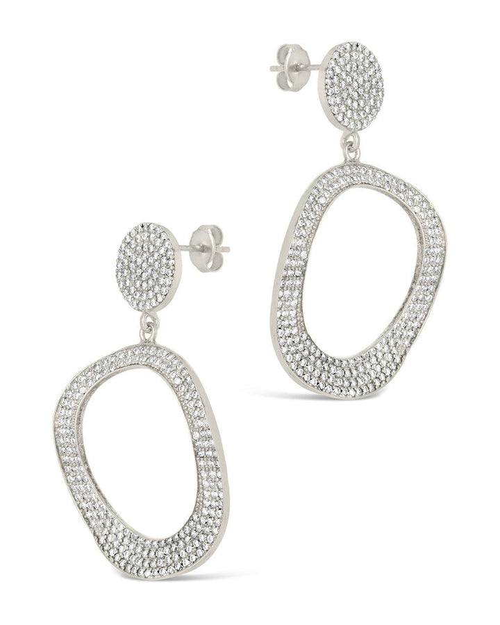 Juniper CZ Statement Drop Earrings