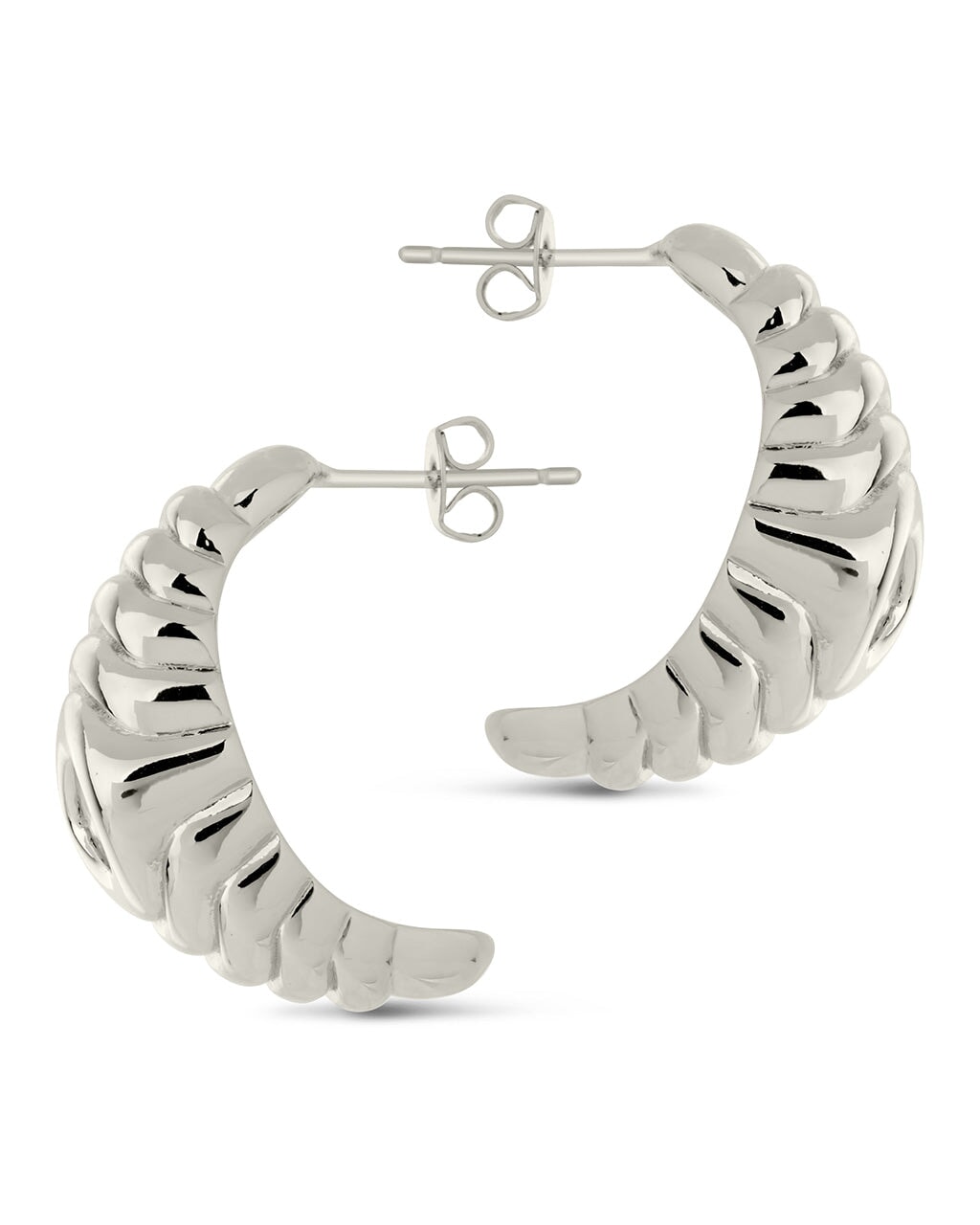 Croissant Hoop Earrings