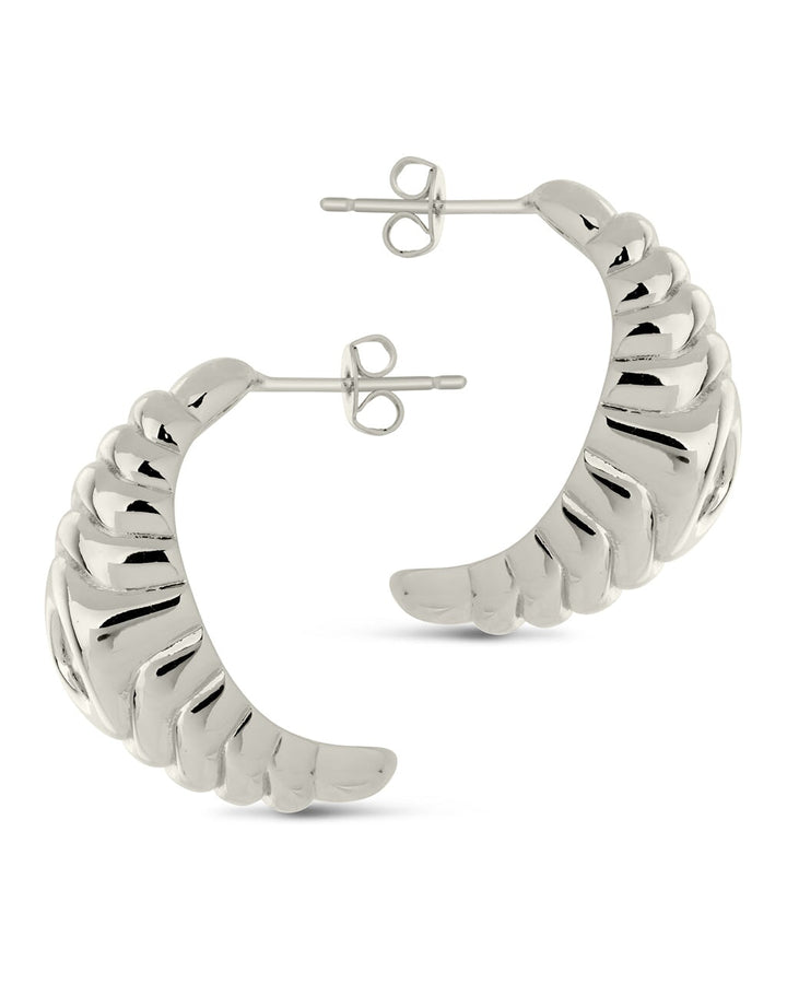 Croissant Hoop Earrings