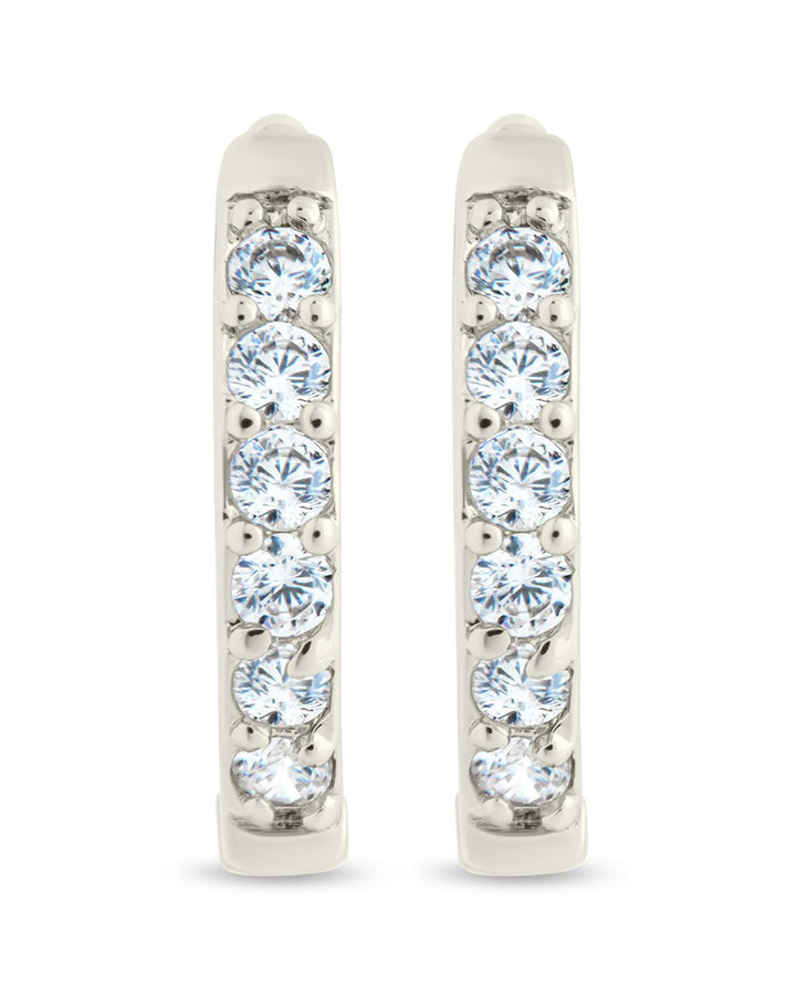 Zadie CZ Everyday Hoop Earrings