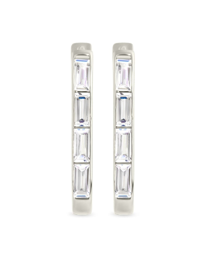 Roxanne CZ Micro Hoop Earrings