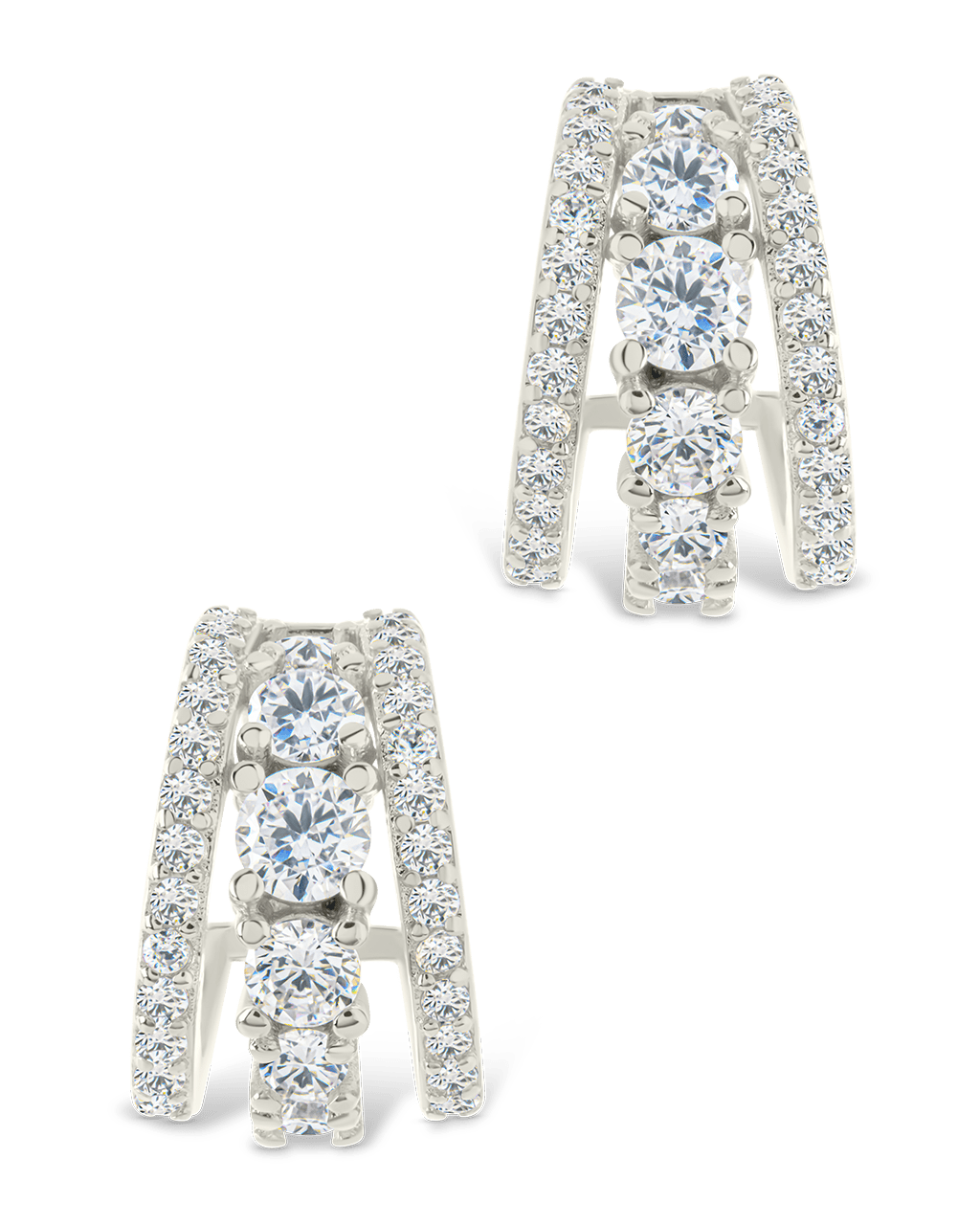 Yasmina CZ Hoop Earrings