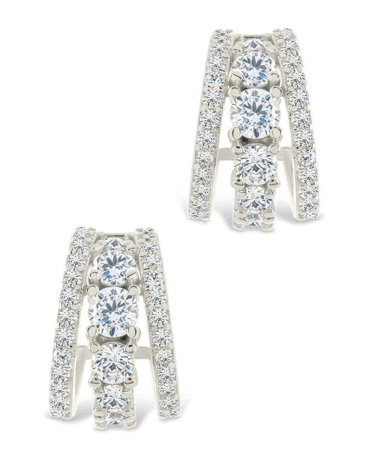 Yasmina CZ Hoop Earrings