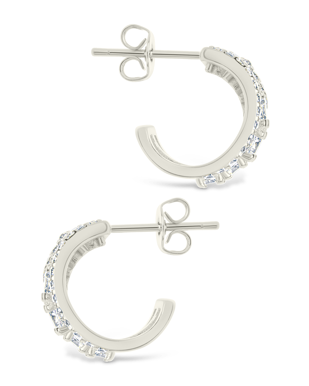 Yasmina CZ Hoop Earrings